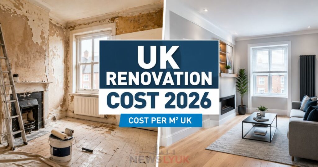 Cost of house renovation UK per square meter