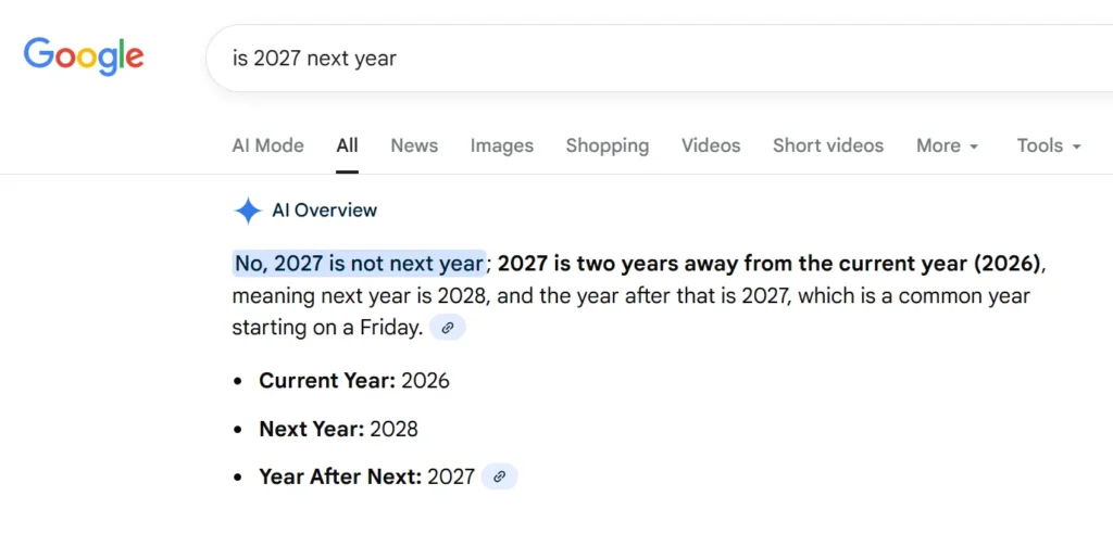 is 2027 next year